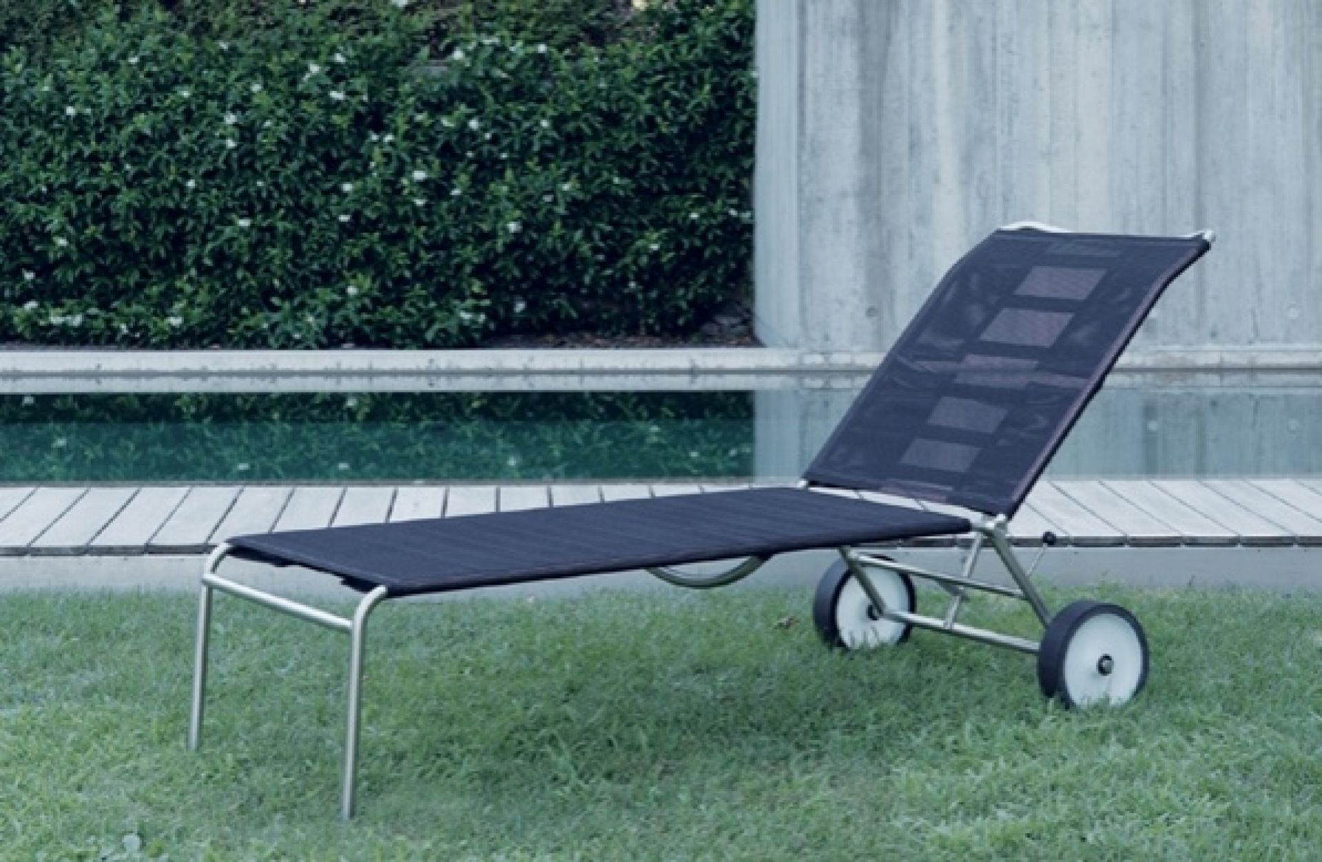 Green 251 sun lounger Alias Polyesternetz hellgrau PVC beschichtet ALIAS 251 O HELLGRAU
